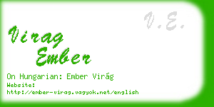 virag ember business card